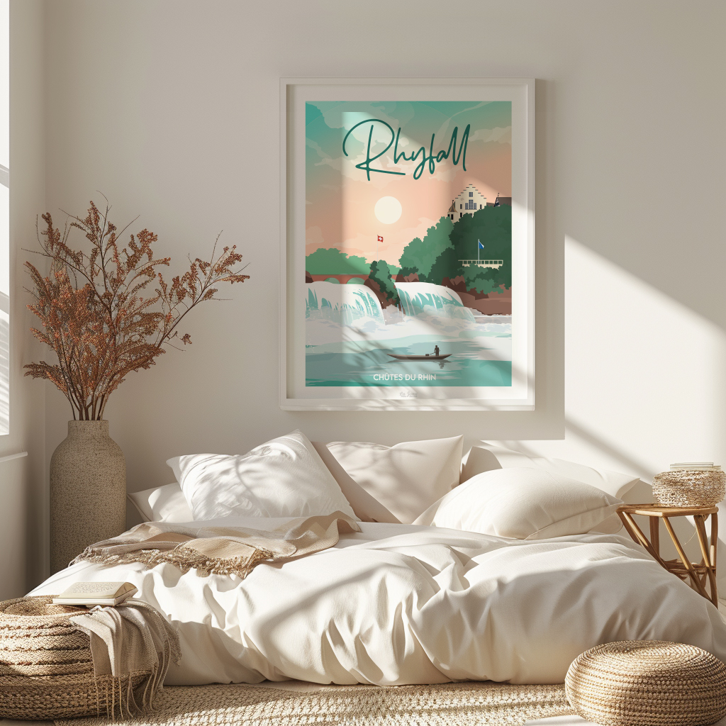 Poster of Rhyfall on the wall