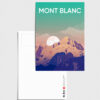 Carte postale du Mont Blanc