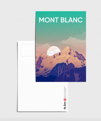 Carte postale du Mont Blanc