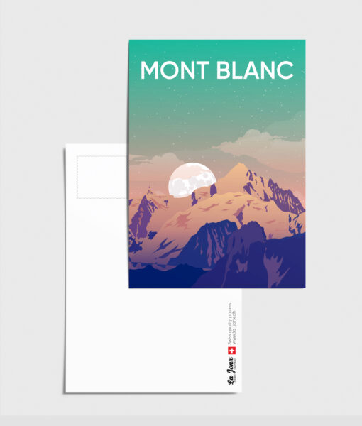 Carte postale du Mont Blanc